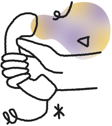 Hand holding a phone